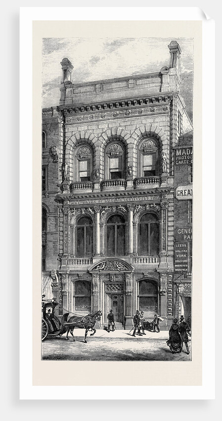 The New Building of the Art Union of London 1880 by Anonymous
