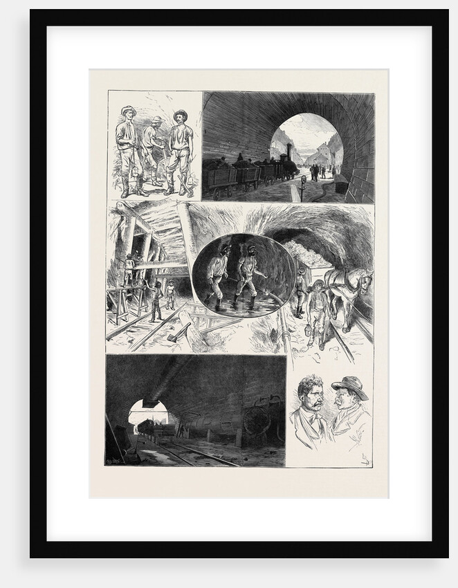 In the St. Gothard Tunnel by Anonymous