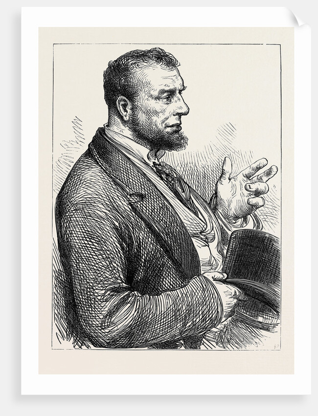 Election Sketches: The Man of the People 1880 by Anonymous