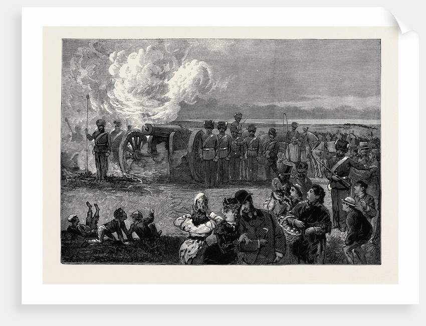 The Easter Volunteer Review: The First Gun 1880 by Anonymous