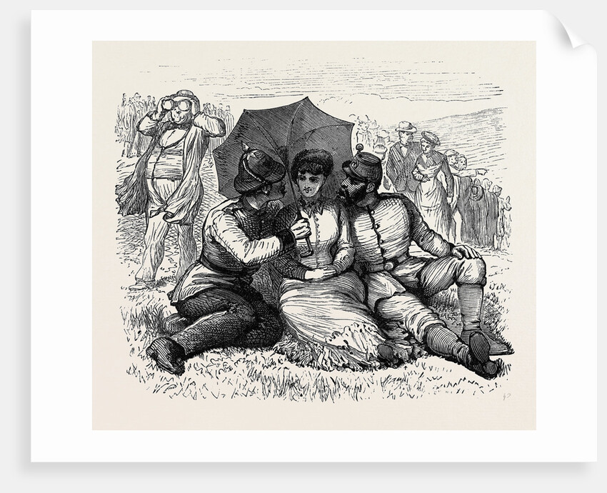 At the Brighton Theatre of War: All in the Downs. 1880 by Anonymous
