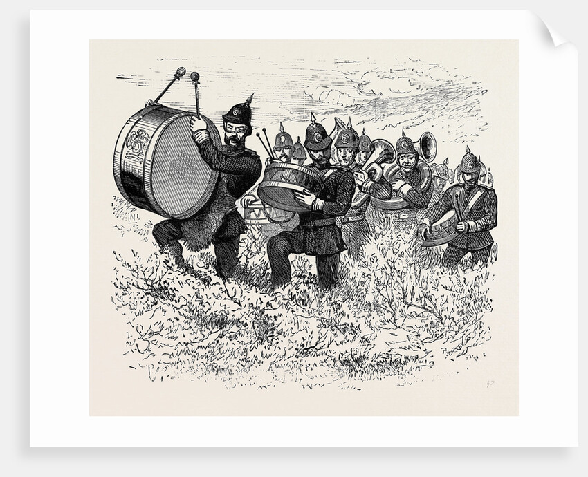 At the Brighton Theatre of War: The Band of Hope. 1880 by Anonymous