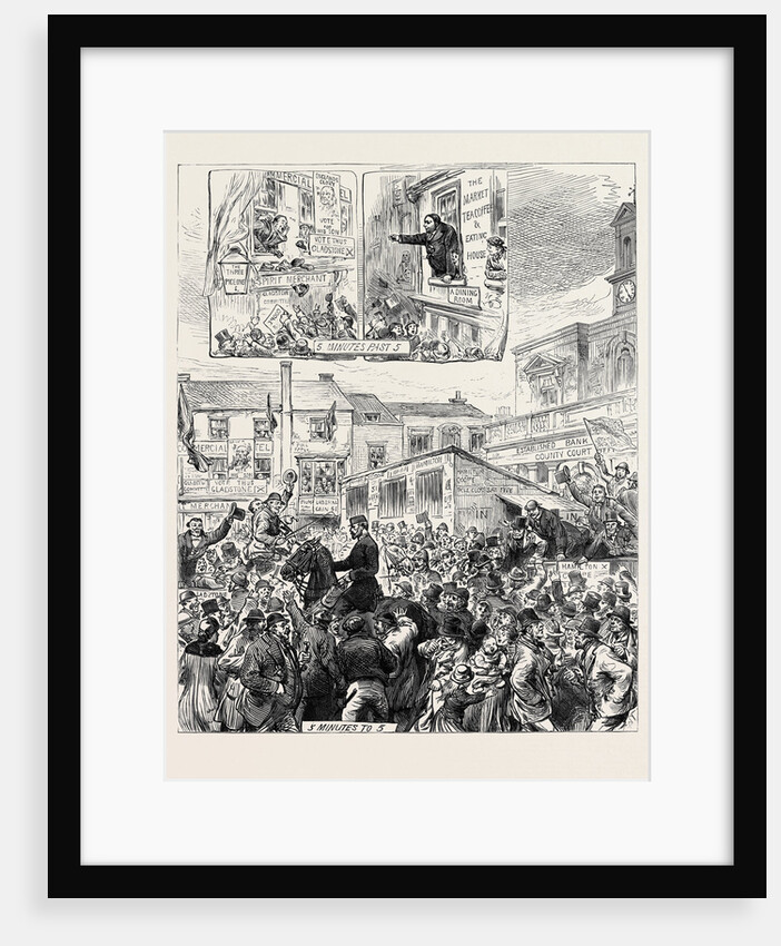The General Election: The Middlesex Election: Sketches at Brentford 1880 by Anonymous