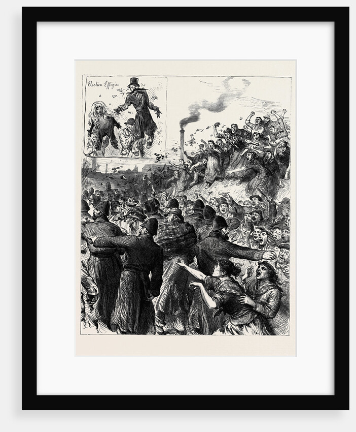 The Scotch Elections: Polling at Peebles Procession of Faggot Voters 1880 by Anonymous