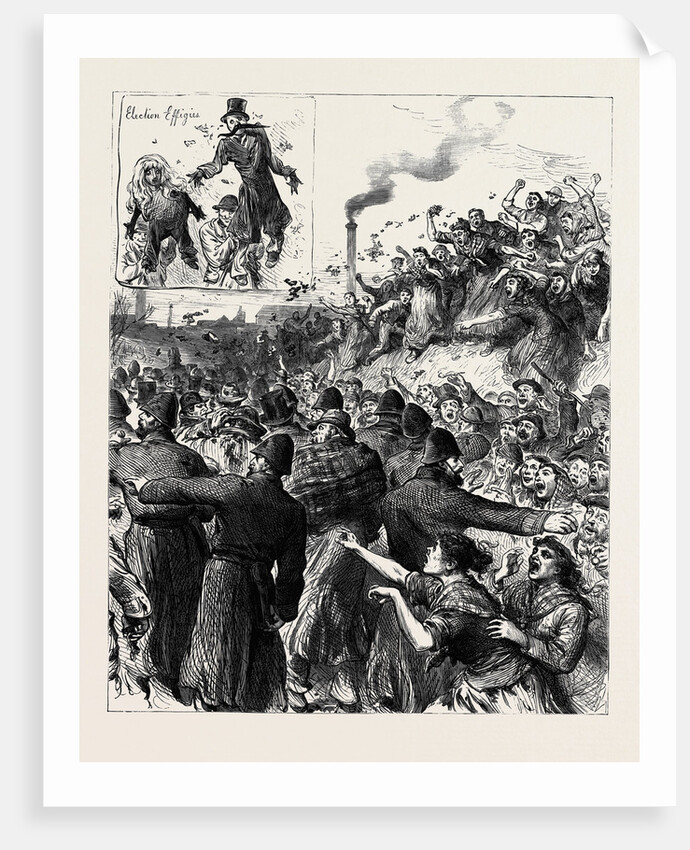 The Scotch Elections: Polling at Peebles Procession of Faggot Voters 1880 by Anonymous
