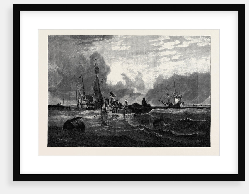 Passage Boat on the Scheldt. From the Picture by C. Stanfield R.A. In the Sheepshanks Collection 1880 Schelde L'Escaut by Anonymous