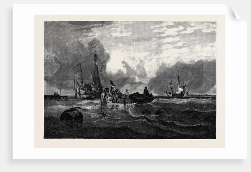 Passage Boat on the Scheldt. From the Picture by C. Stanfield R.A. In the Sheepshanks Collection 1880 Schelde L'Escaut by Anonymous