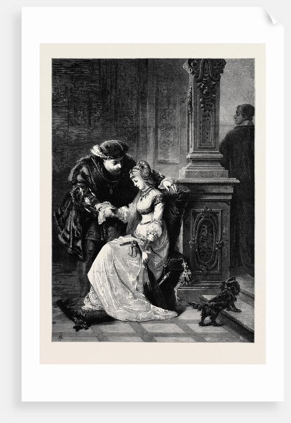 Henry VIII. And Anne Boleyn, from the National Gallery of Art at Melbourne Australia 1880 by Anonymous