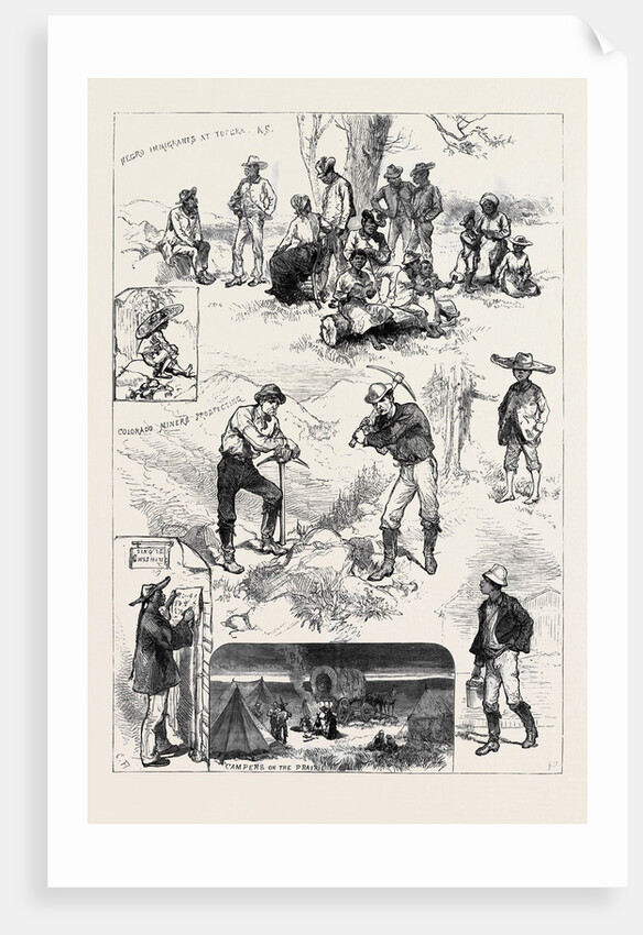 Sketches in the American Far West 1880 by Anonymous