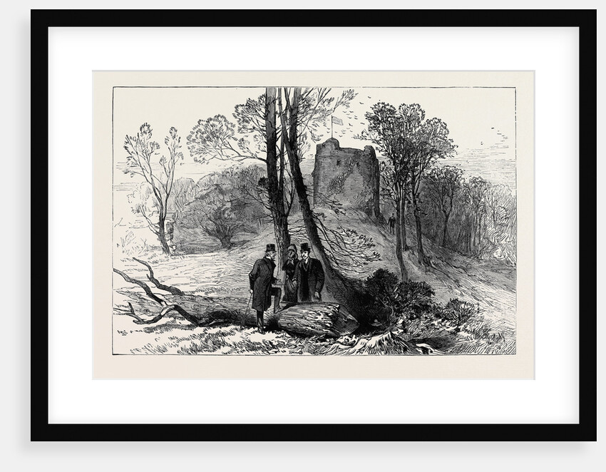 Ruins of the Old Castle Hawarden 1880 by Anonymous