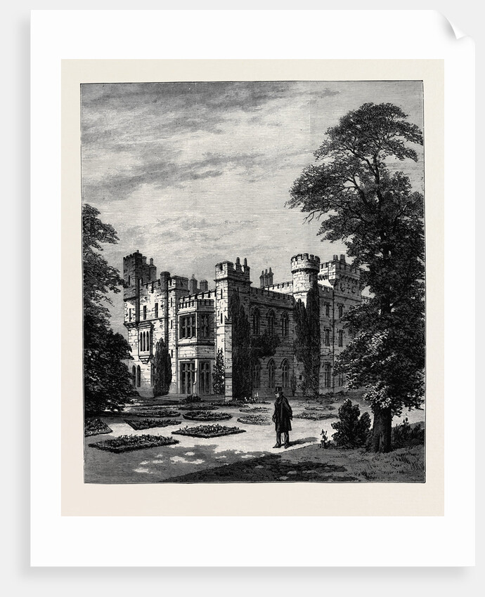 Hawarden Castle from the Garden 1880 by Anonymous