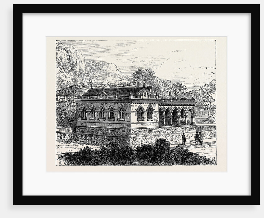 New Masonic Hall Koolangsu Amoy 1880 by Anonymous
