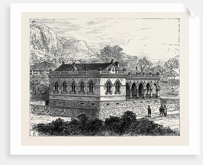 New Masonic Hall Koolangsu Amoy 1880 by Anonymous