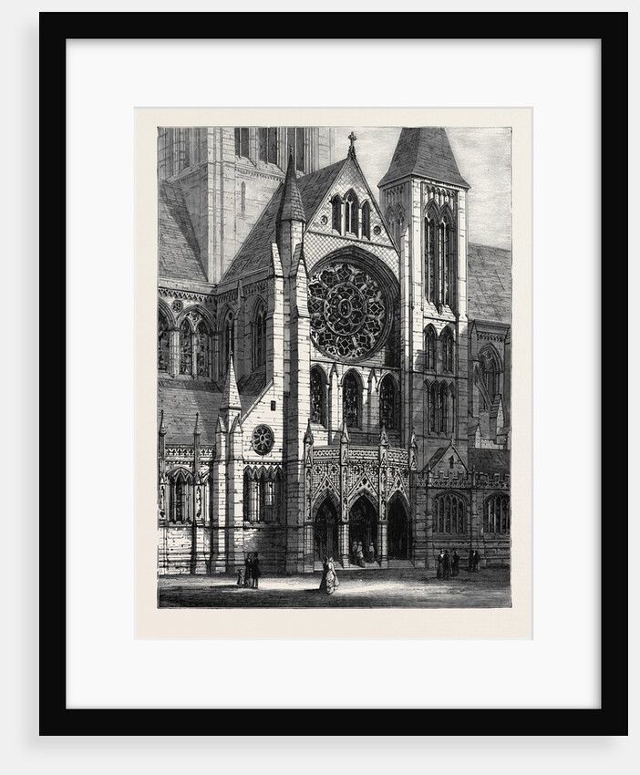 The New Cathedral of Truro (the Architect's Design): Entrance to the South Transept 1880 by Anonymous