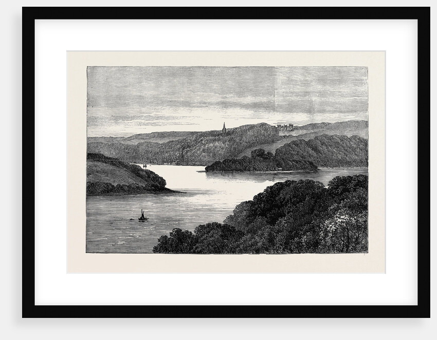The Prince of Wales in Cornwall: The River Fal Tregothnan in the Distance 1880 by Anonymous