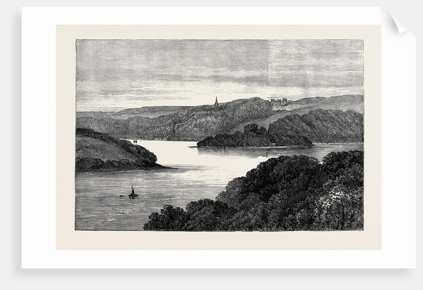 The Prince of Wales in Cornwall: The River Fal Tregothnan in the Distance 1880 by Anonymous