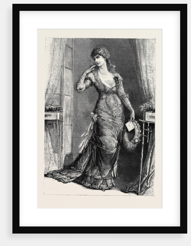 Madame Modjeska As Constance in Heartsease at the Royal Court Theatre London 1880 I Take Leave of You As It Were for Ever! Adieu! Adieu! Act 3 by Anonymous