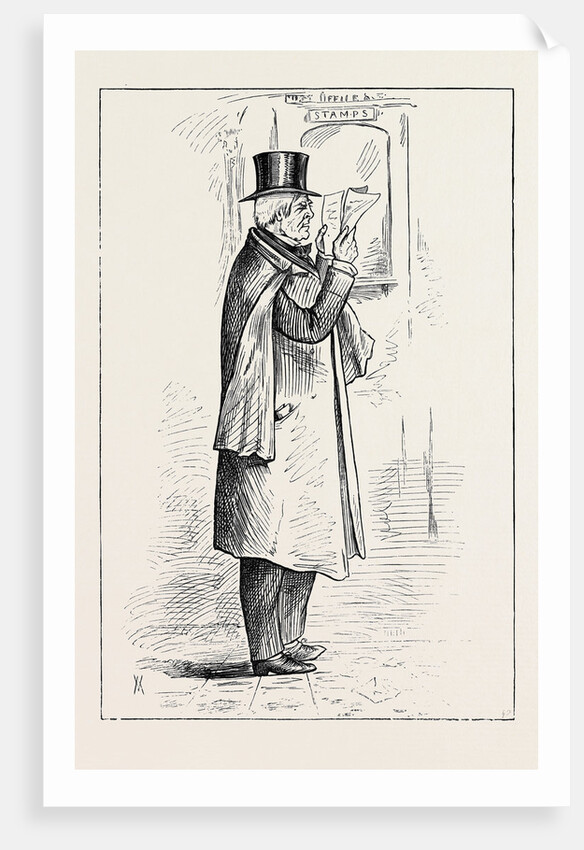Parliamentary Sketches: In the Lobby: A Newly Created Senator 1880 by Anonymous