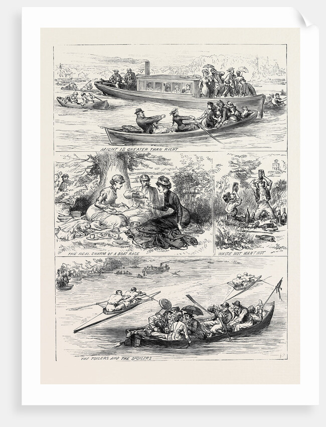 Henley Regatta: Sketches on the River 1880 by Anonymous
