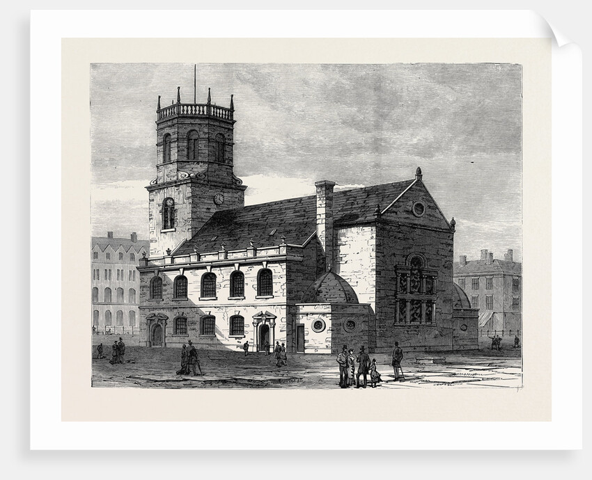 St. Peter's Church Liverpool the Cathedral of the New Diocese 1880 by Anonymous