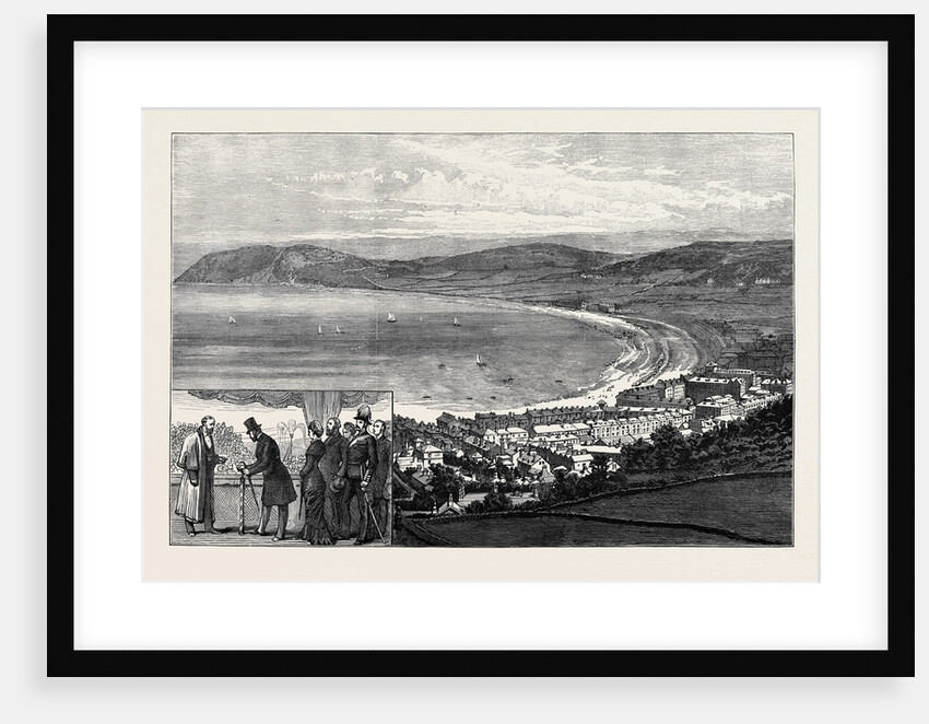 Llandudno New Waterworks: The Prince of Wales Turning on the Water Llandudno and Little Orme's Head 1880 by Anonymous