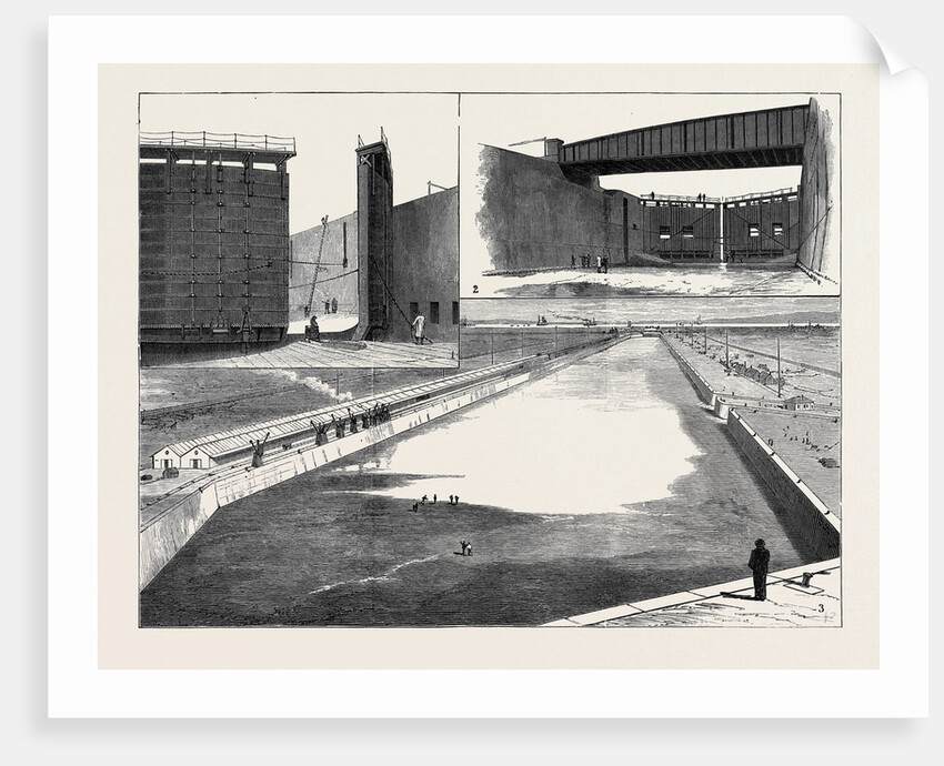 The Royal Victoria and Albert Docks North Woolwich by Anonymous