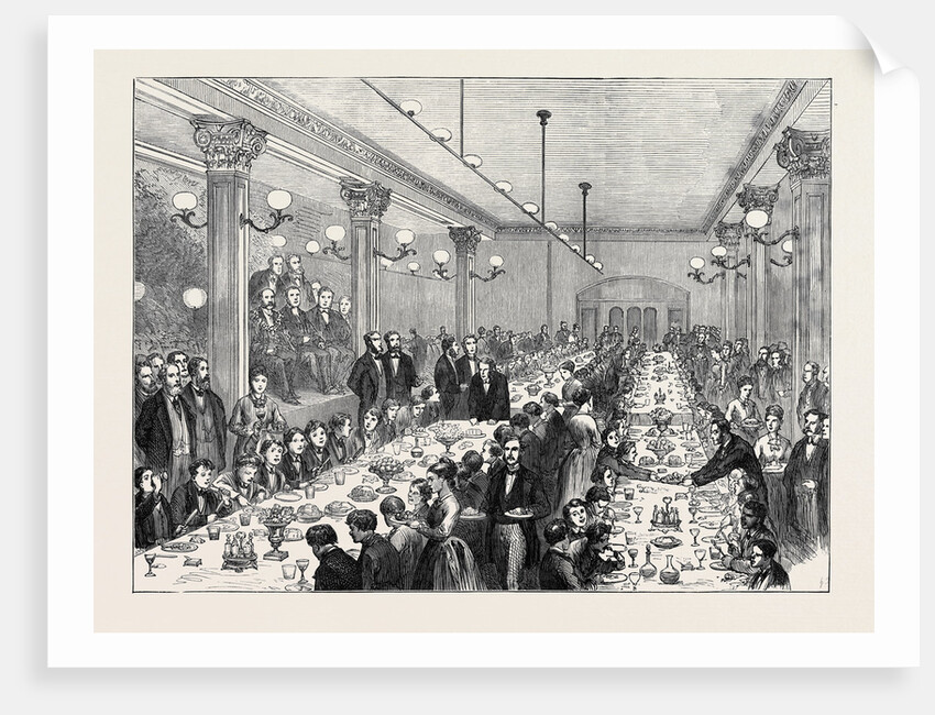 Christmas Dinner Given to the Newsboys of Manchester 1874 by Anonymous