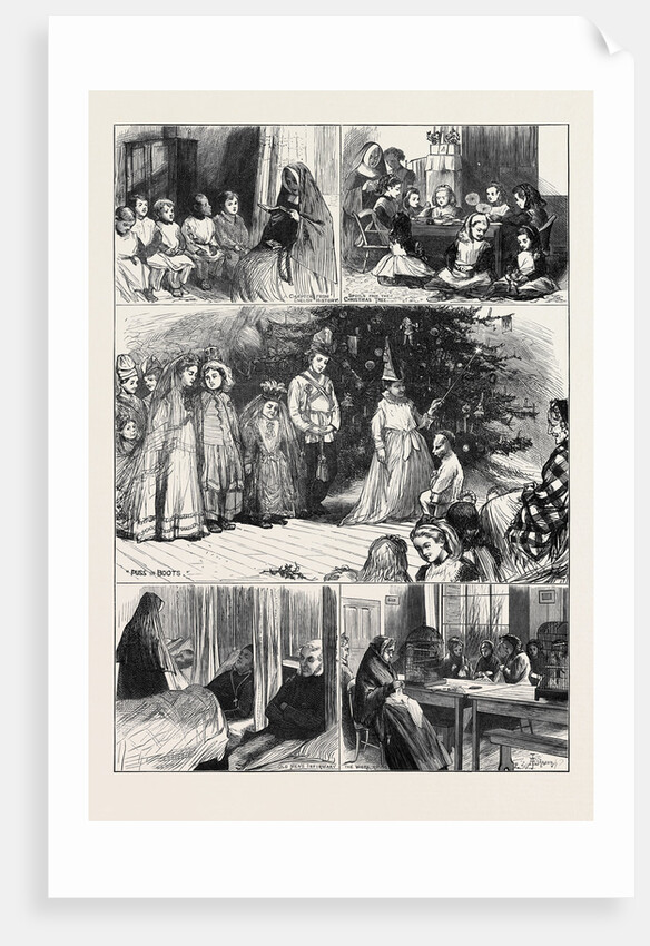 Christmas at Nazareth House Hammersmith London 1874 by Anonymous