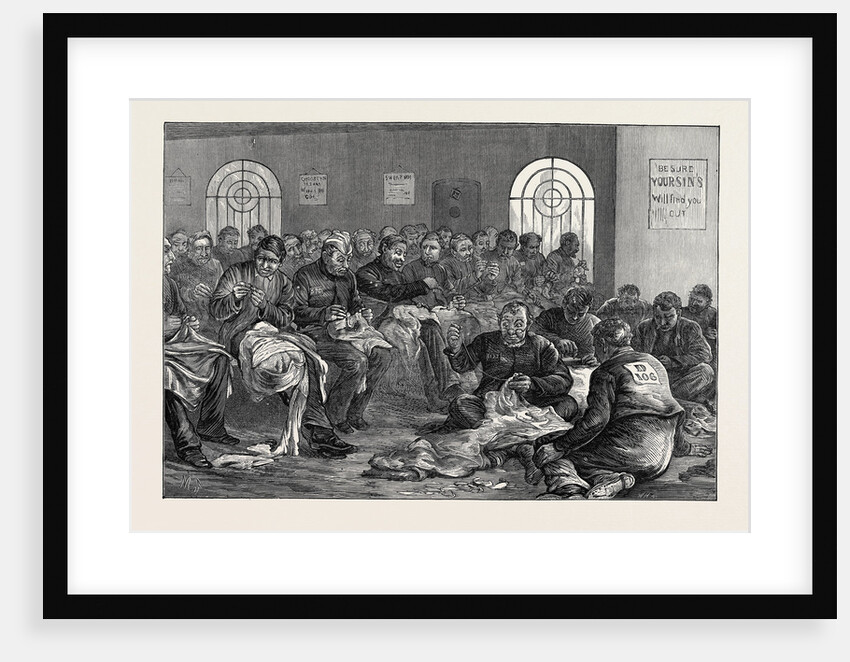 The Clerkenwell House of Correction: The Needle Room 1874 by Anonymous
