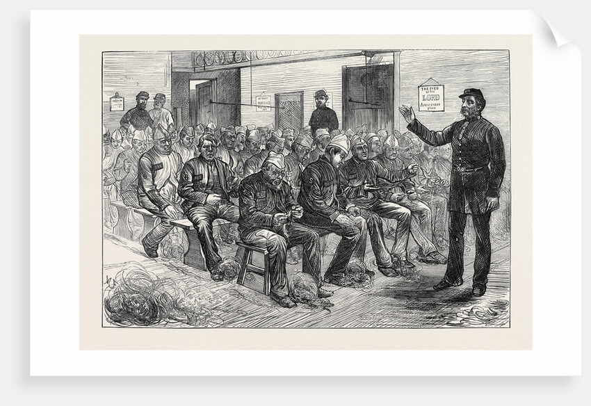 The Clerkenwell House of Correction: The Oakum Shed 1874 by Anonymous