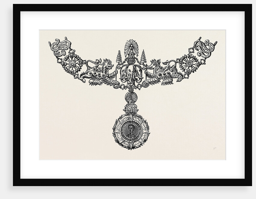 Badge and Collar of a New Order of Knighthood Instituted by the King of Siam 1874 by Anonymous