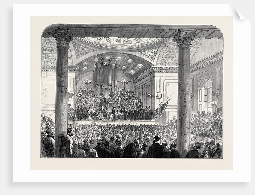 Presentation of the Freedom of the City of Edinburgh to Baroness Burdett-Coutts 1874 by Anonymous