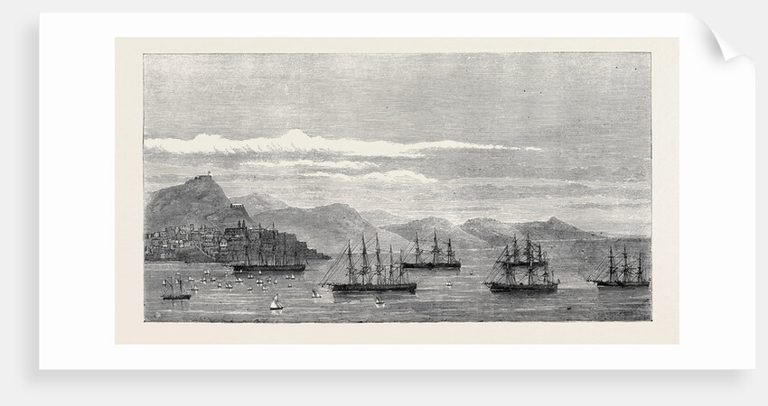 The Channel Fleet Regatta at Vigo 1874 by Anonymous