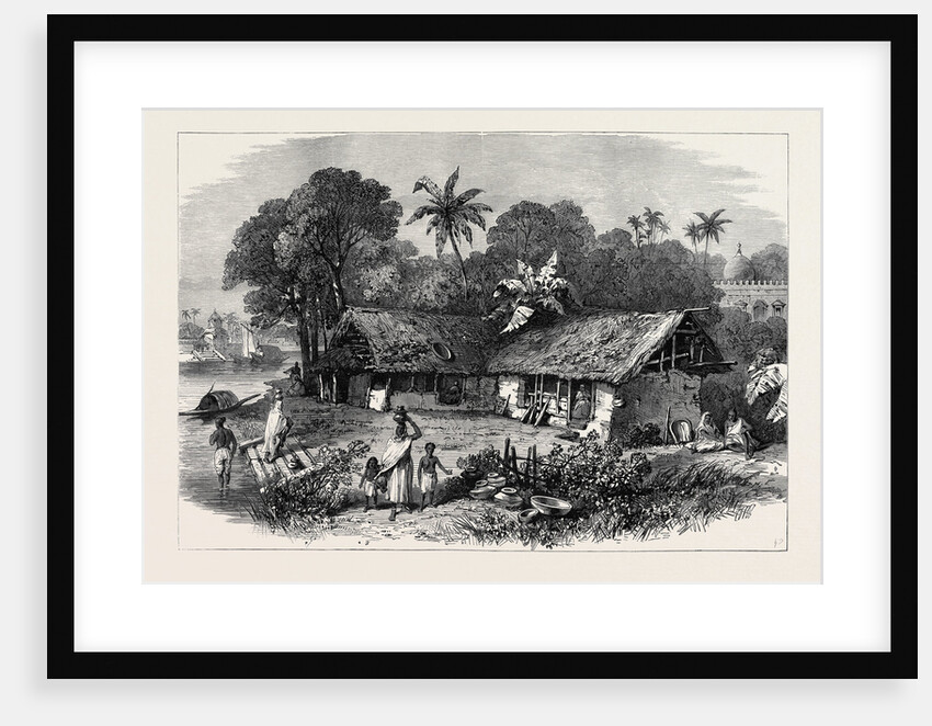 The Famine in India: A Bengal Village 1874 by Anonymous