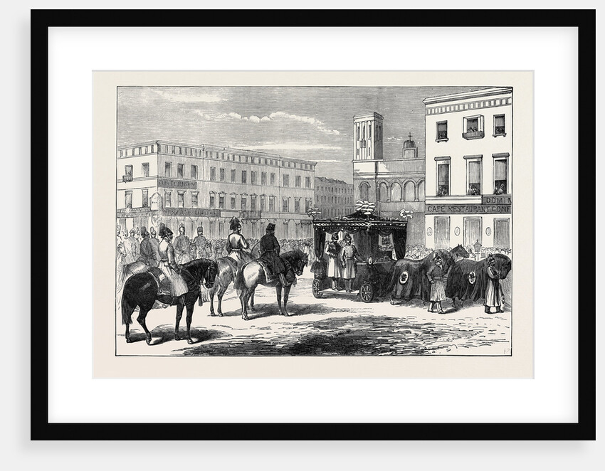 The Funeral of Count Berg at St. Petersburg Russia 1874 by Anonymous