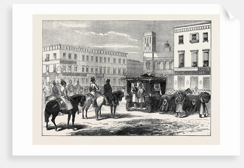 The Funeral of Count Berg at St. Petersburg Russia 1874 by Anonymous