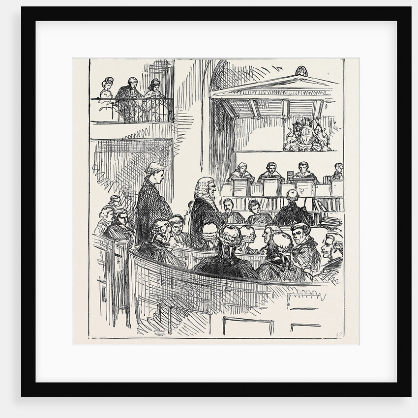 Baron Amphlett Being Admitted a Serjeant-at-Law 1874 by Anonymous
