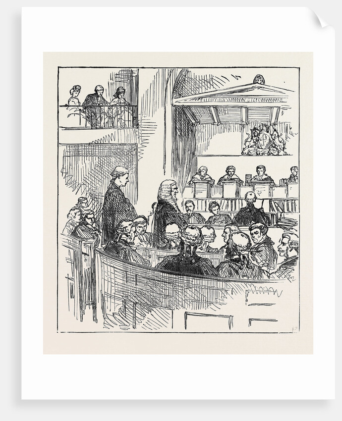 Baron Amphlett Being Admitted a Serjeant-at-Law 1874 by Anonymous