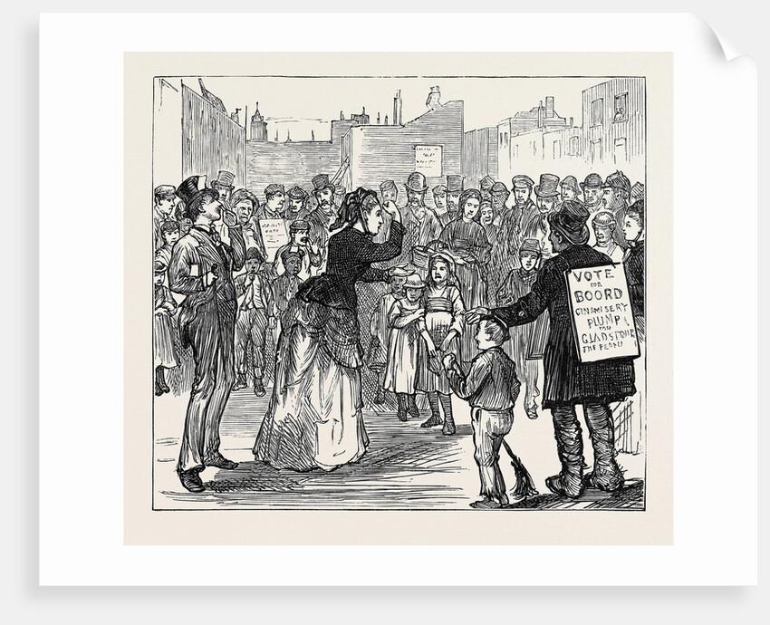Metropolitan Boroughs Election: Woman's Rights London 1874 by Anonymous