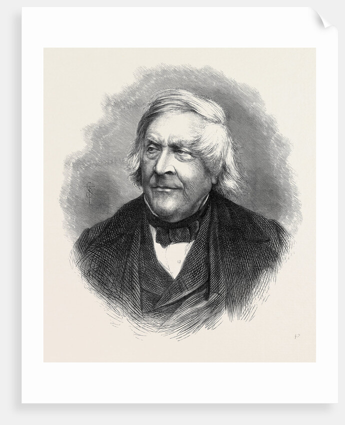 The Late M. Michelet French Historian 1874 by Anonymous