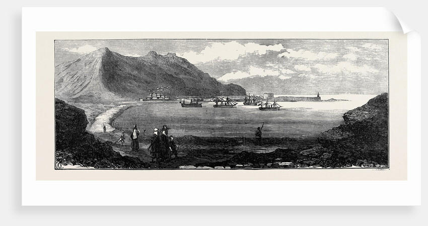 Carthagena after the Siege: Mersel Kebir Bay Near Oran with Spanish Vessels of War 1874 by Anonymous