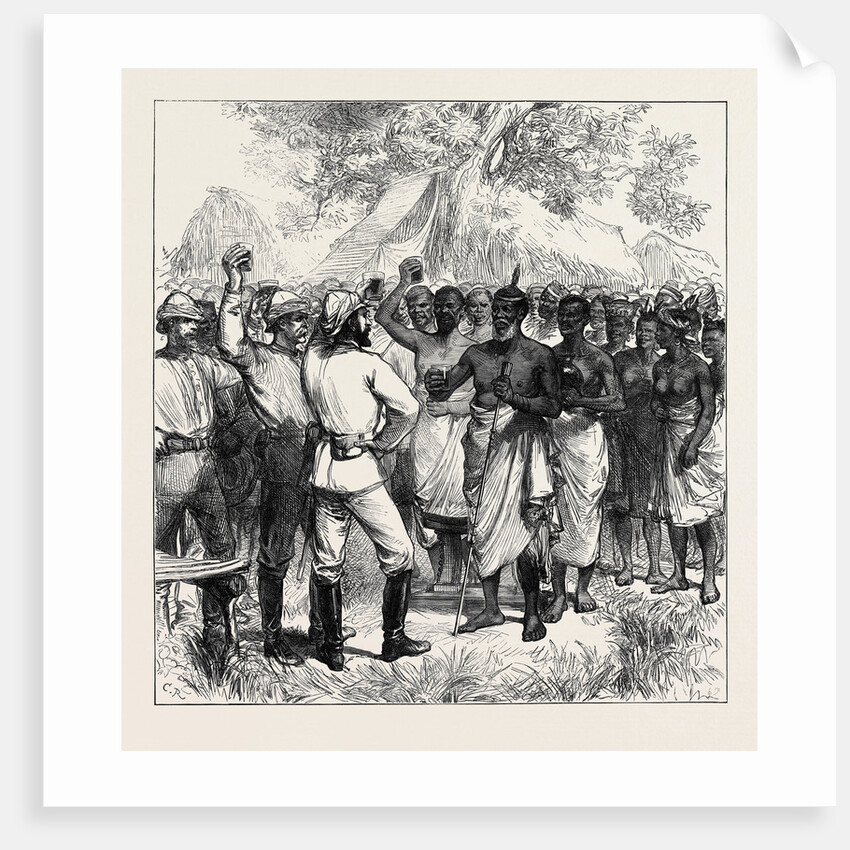 The Ashantee War: Drinking the Queen's Health in Our Camp 1874 by Anonymous