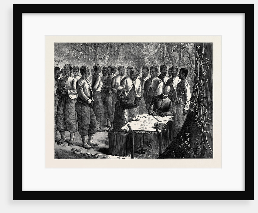 The Ashantee War: Paying a West India Regiment 1874 by Anonymous