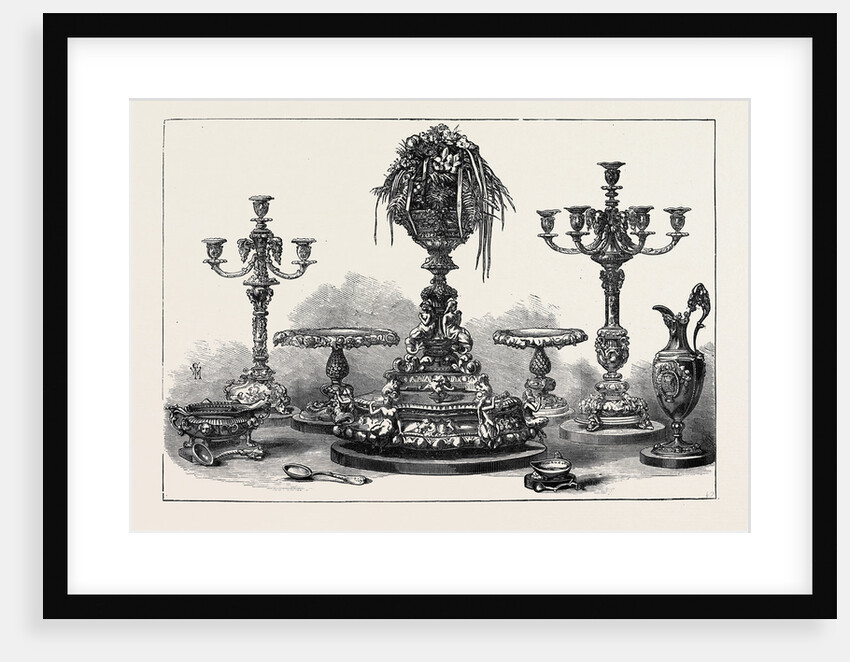 Gold Plate Presented by the Officers of the Royal Navy and Marines to the Duchess of Edinburgh 1874 by Anonymous