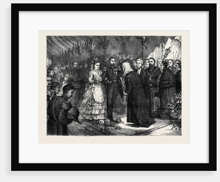The Recorder of Gravesend Presenting the Address to the Duke and of Edinburgh 1874 by Anonymous