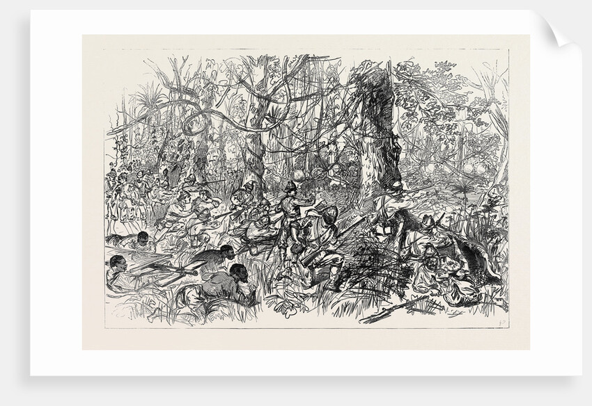 The Ashantee War: Advancing on Coomassie 1874 by Anonymous