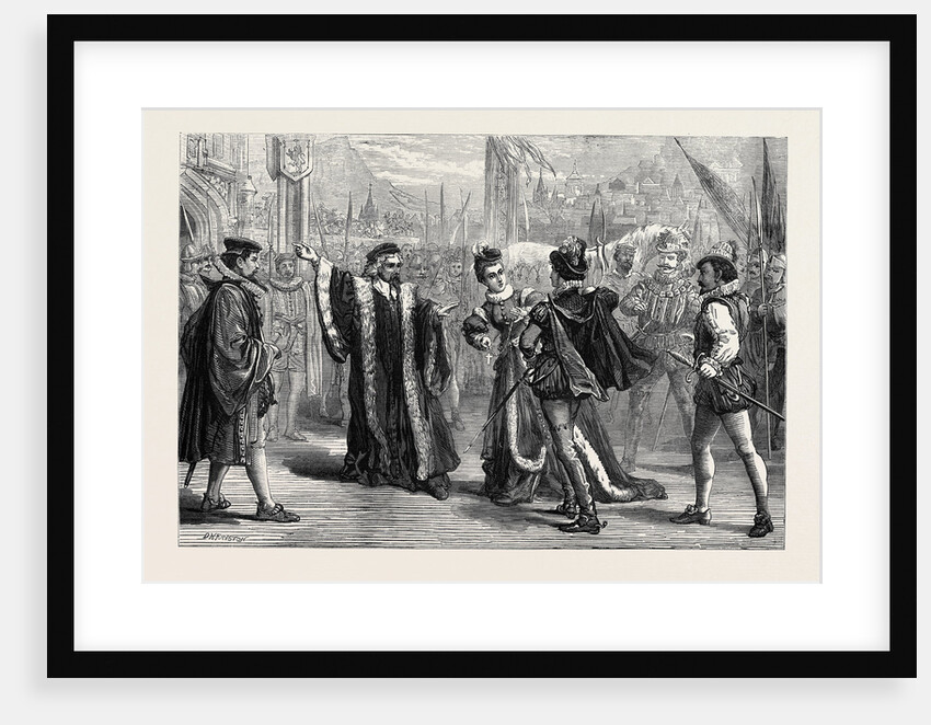 Scene from Mary Queen O' Scots at the Princess's Theatre London 1874 by Anonymous