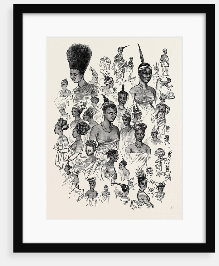 The Ashantee War: Female Fashions at Cape Coast Castle 1874 by Anonymous