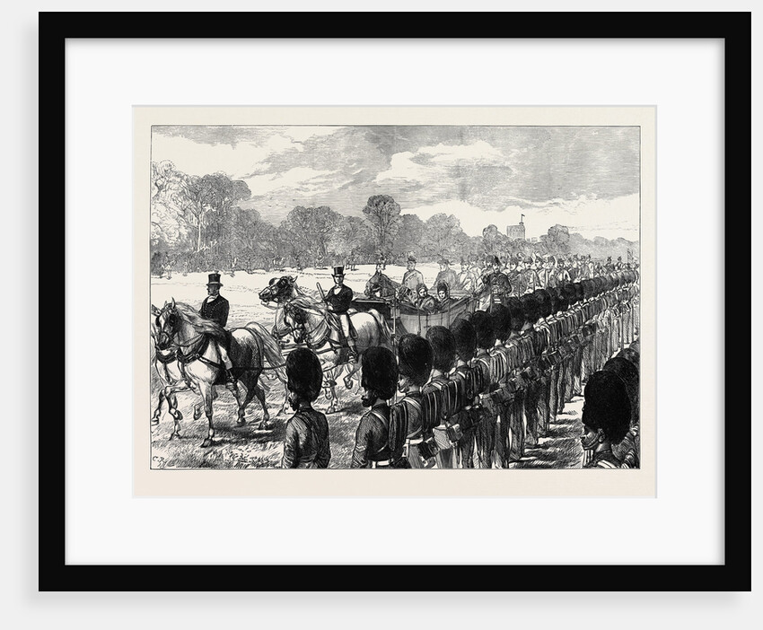 Review at Windsor of Troops from the Ashantee War 1874 by Anonymous