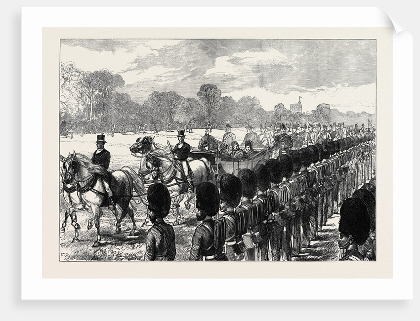Review at Windsor of Troops from the Ashantee War 1874 by Anonymous